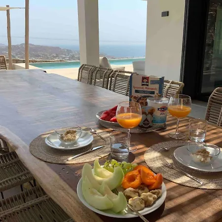 Pool & Sea View Spritz Luxury Agios Lazaros Mykonos Villa *
