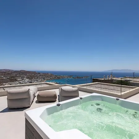 Pool&sea View Spritz Luxury Agios Lazaros Mykonos Villa