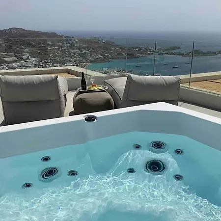 Villa Pool&sea View Spritz Luxury Agios Lazaros Mykonos