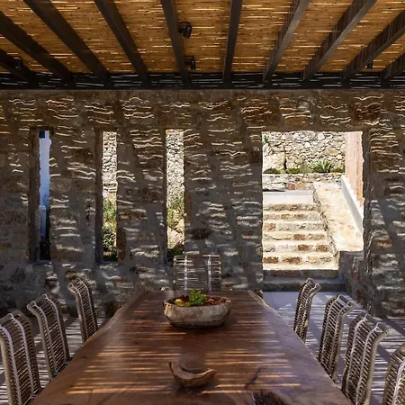 Villa Pool & Sea View Spritz Luxury Agios Lazaros Mykonos Psarrou